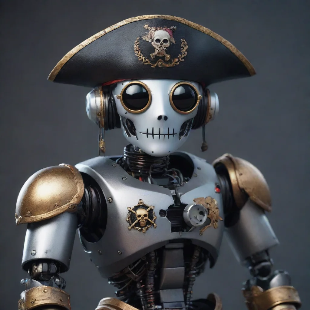 captain pirate robot