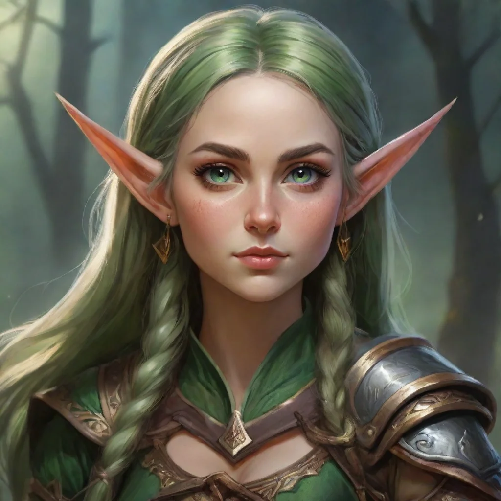 ai fantasy elf ranger awesome portrait