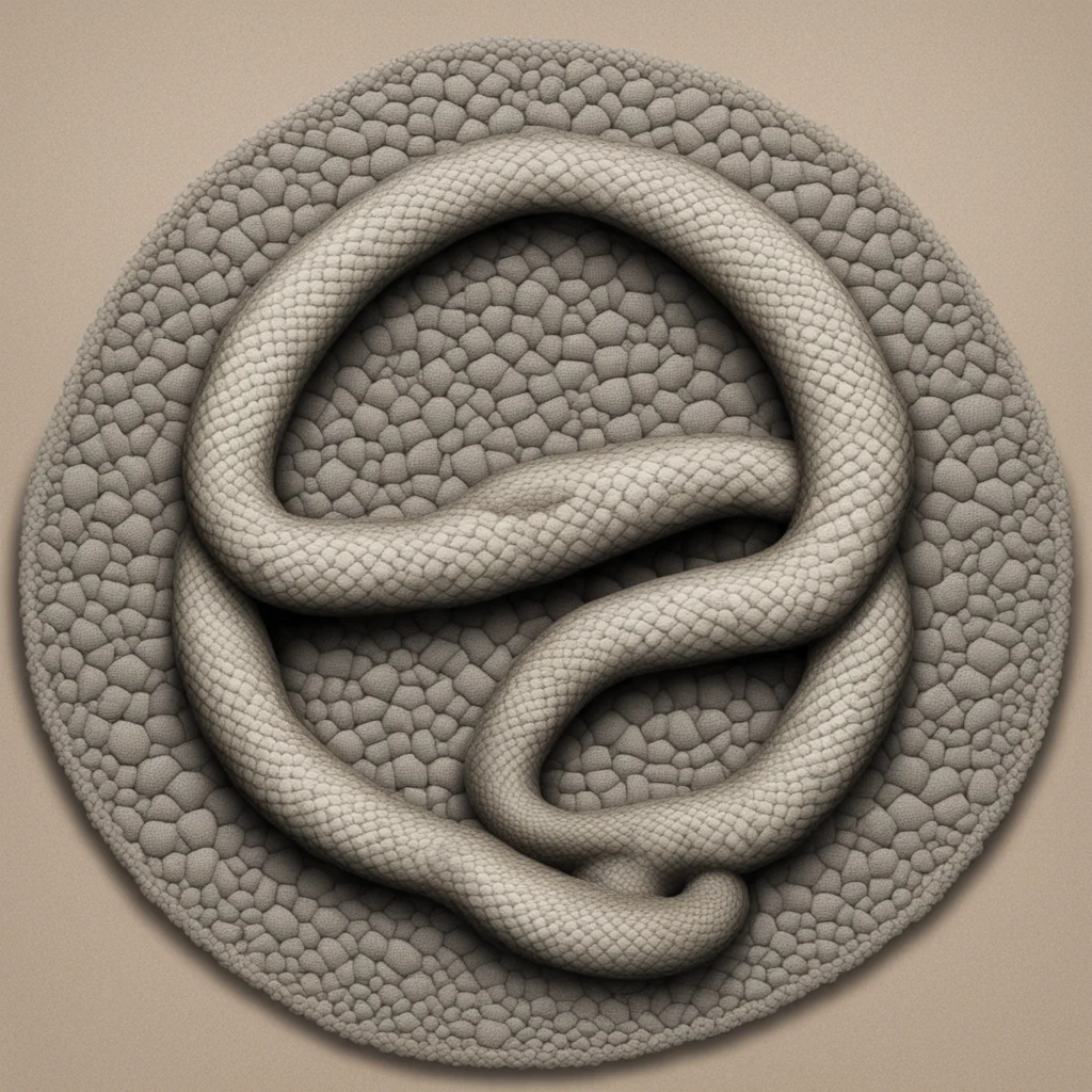 ai ichthys symbol made from ball pythons amazing awesome portrait 2