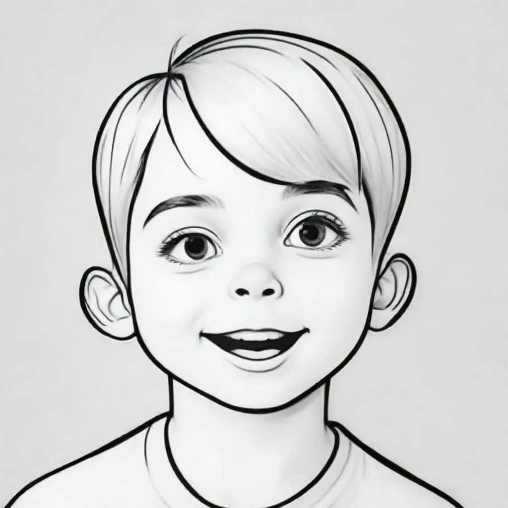 ai kid s coloring book object cartoonthick linesblack and whitewhite background stylize raw amazing awesome portrait 2