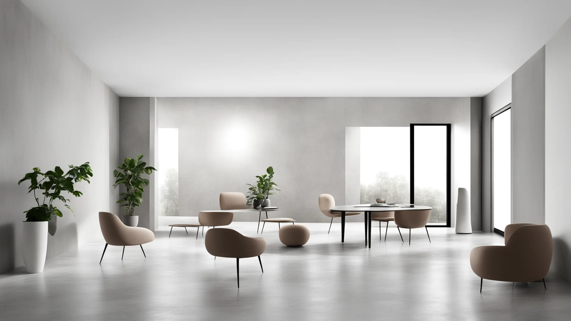  minimal interior space   no chairs  wide