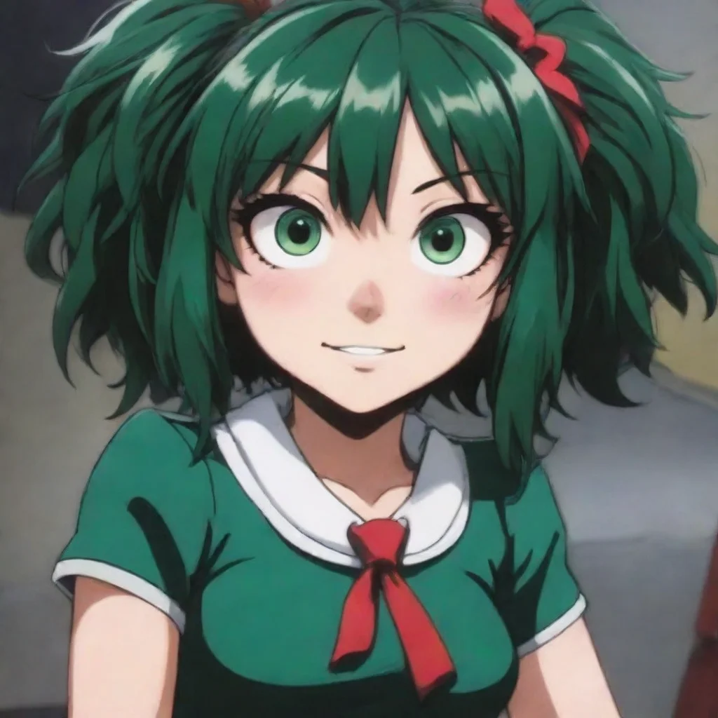 ai my hero academia deku%27s yandere sister