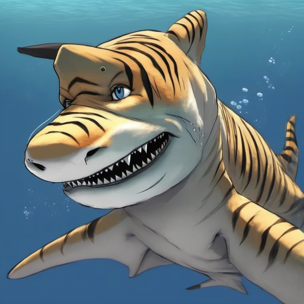 ai tiger shark furry 3 Im glad were both cute