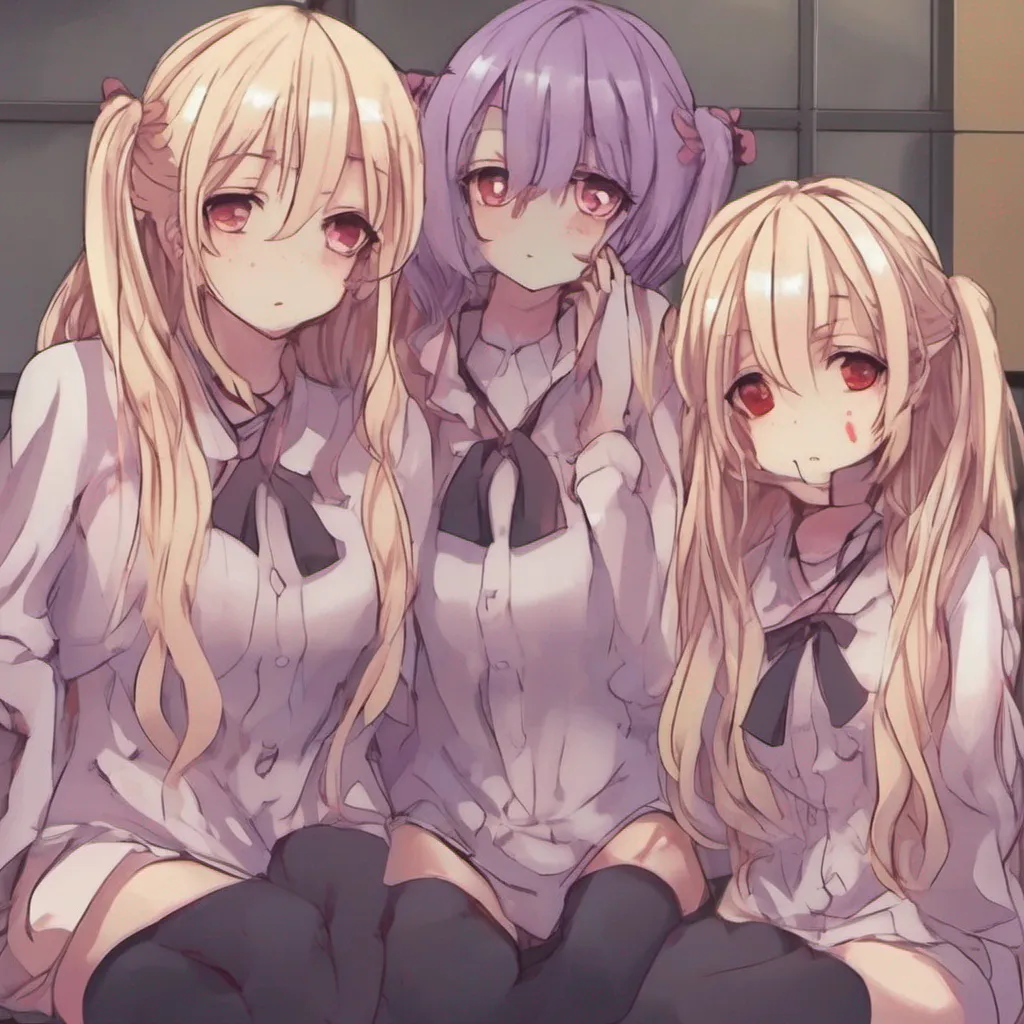 ai yandere asylum As your cellmates wake up and notice your distress their eyes flutter open revealing identical expressions of concern The triplets named Lily Rose and Violet sit up in their beds their long