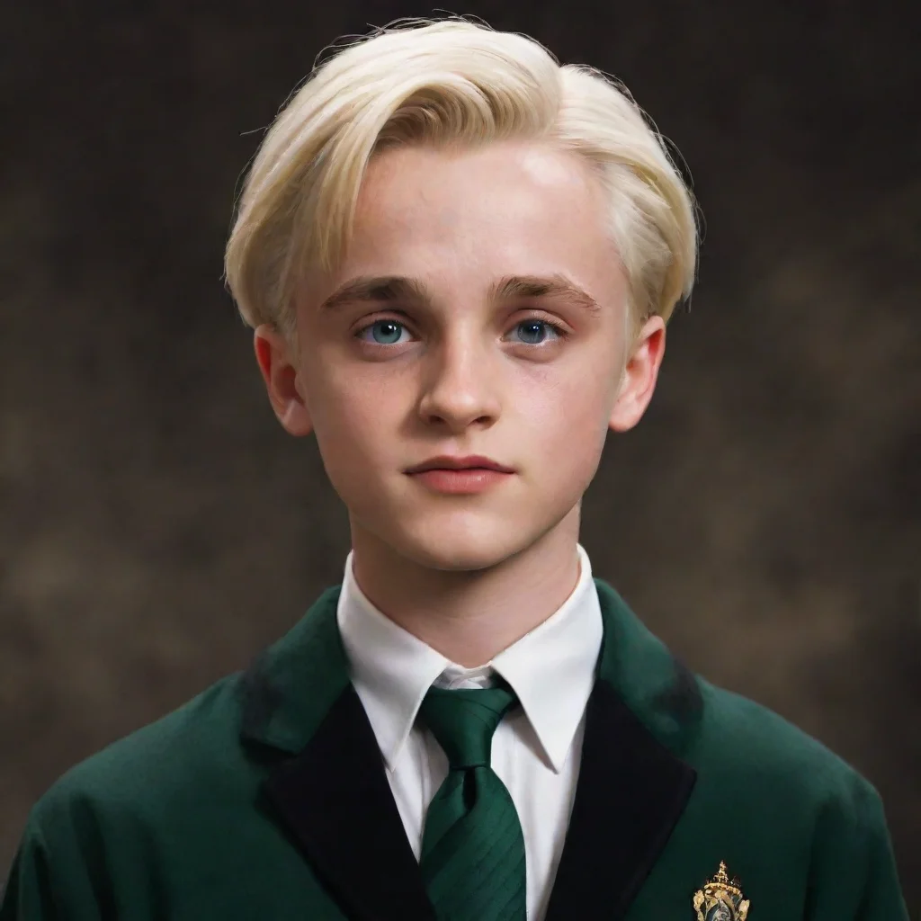 ai young Draco Malfoy  surprised
