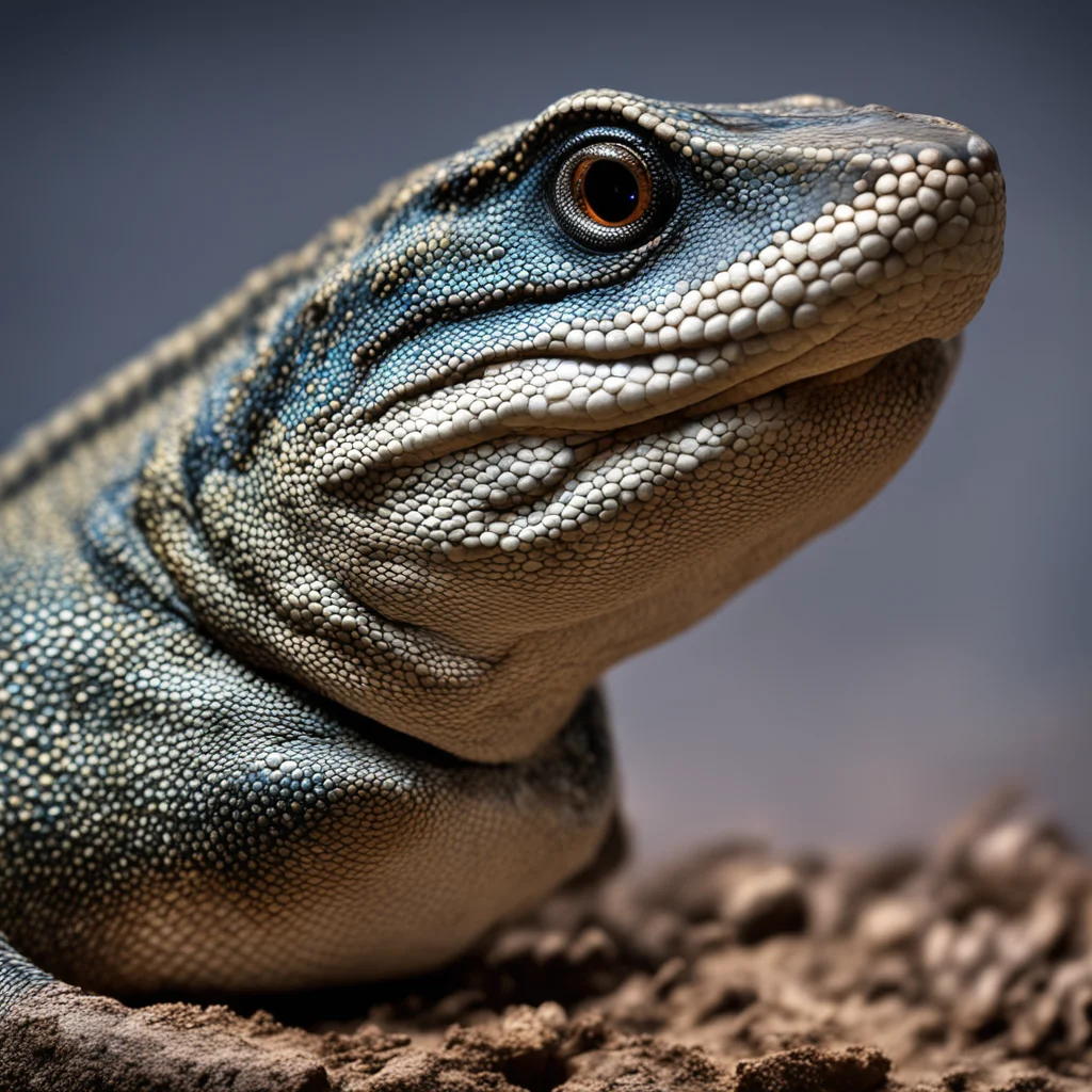 [Australian Blue tongue Lizard] 8K ultra detail sharp look epic lighting vivid light refractions ultra uplight portrait 