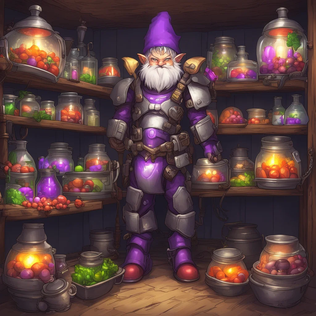 106 feasts and 19 eternal cauldrons safely stored away in a mecha gnomes pantry