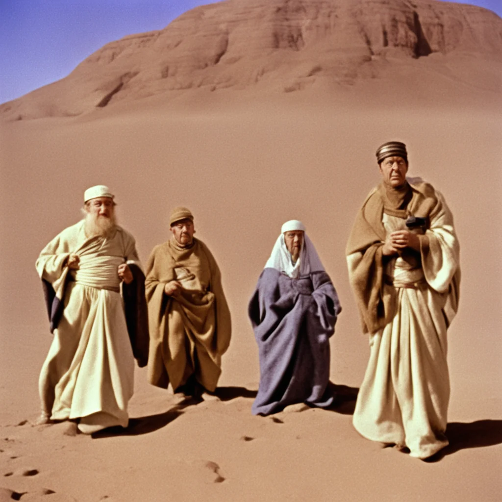70mm still from the 1962 movie The Three Stooges meet Lawrence of Arabia in technicolor with moe larry and shemp ar 169