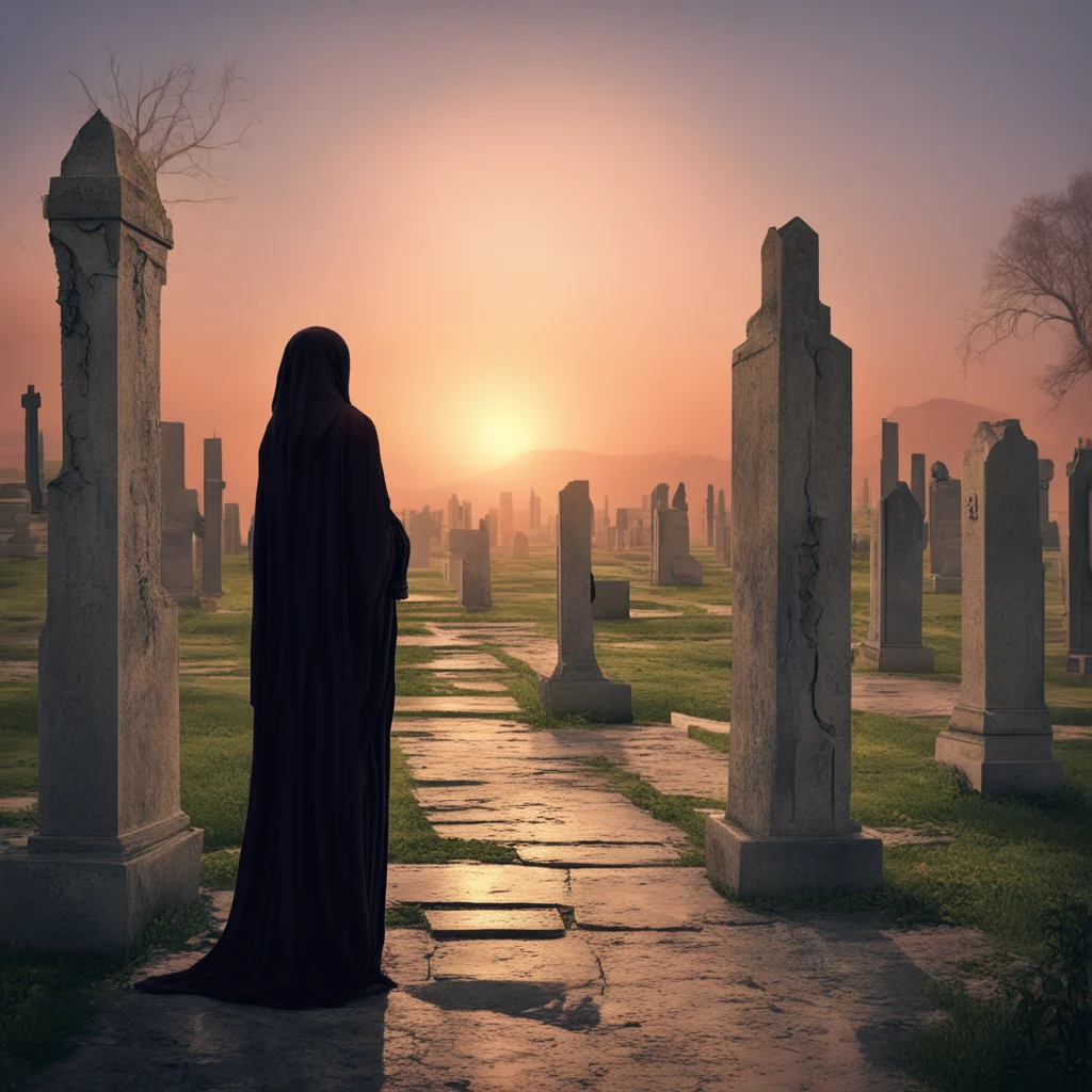 A Woman bids farewell to her dead husband in a cemeteryDigital Art LonelytearLove Story end Very Good Digital Art LookSu