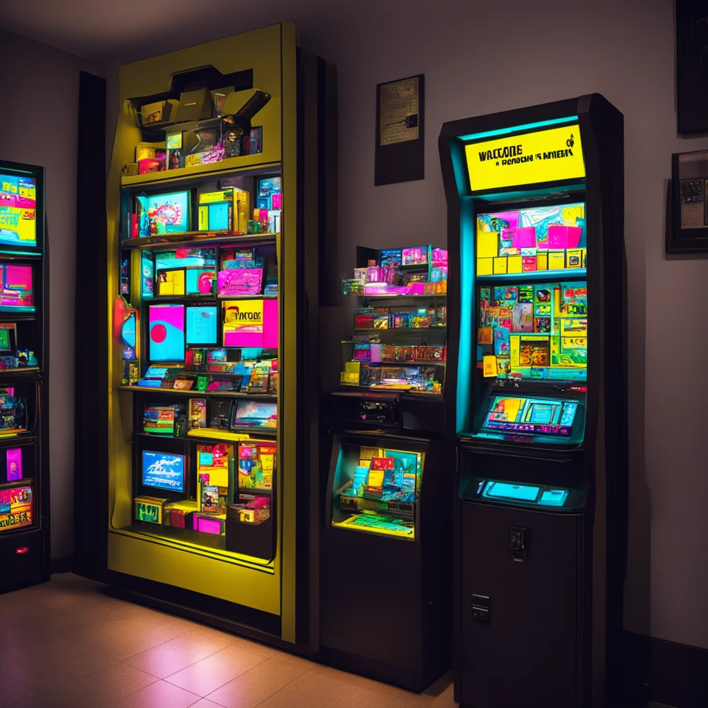 A room with one arcade gaming machine casting light on the surroundings  Watchmen  comic book