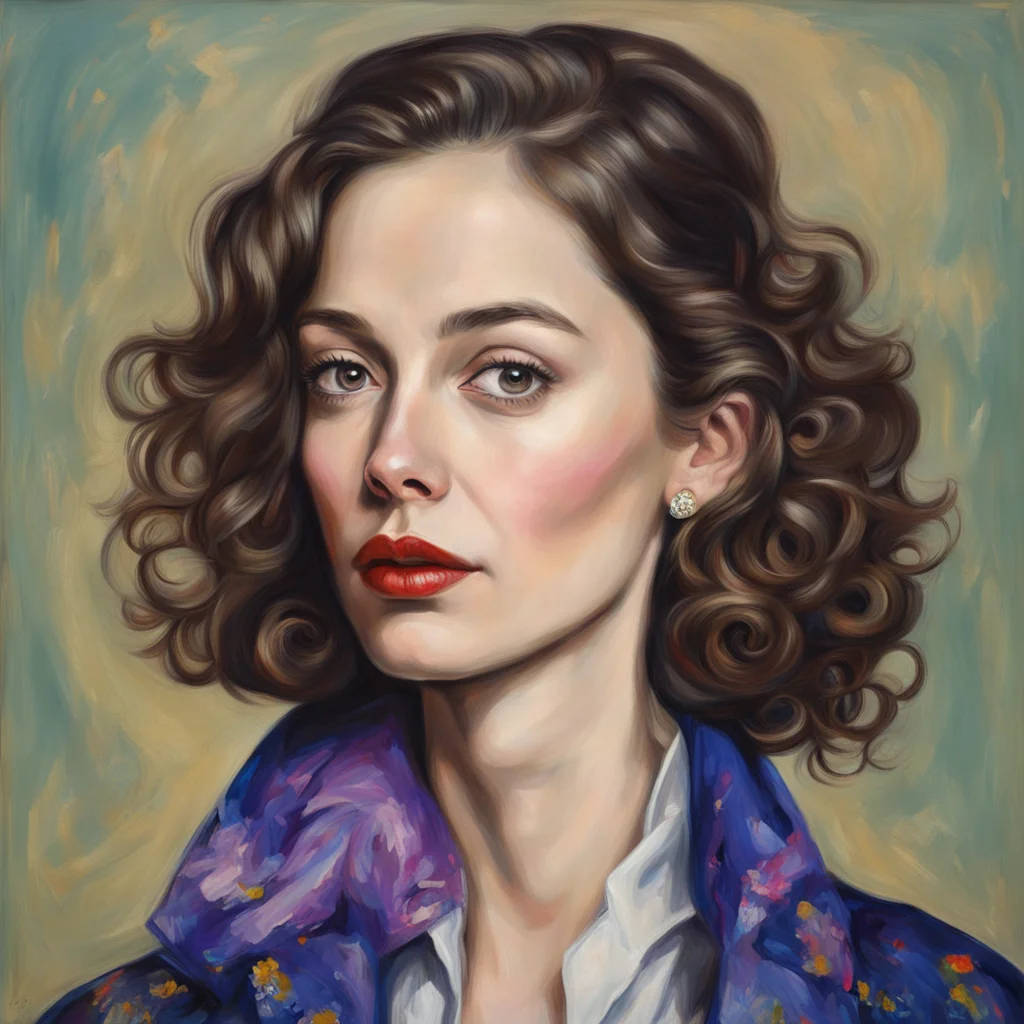 A stunning intricate detailed oil painting portrait of a gorgeous fashionable 2015 hipster professor woman who looks lik