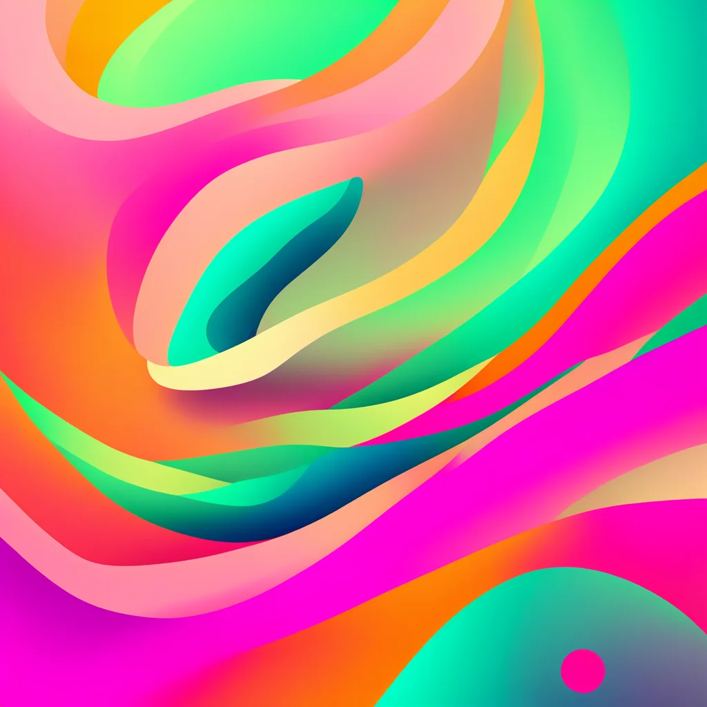 Abstract shapes warm color soothing composition vibrant color waves of calm default HD w 3340 h 1440