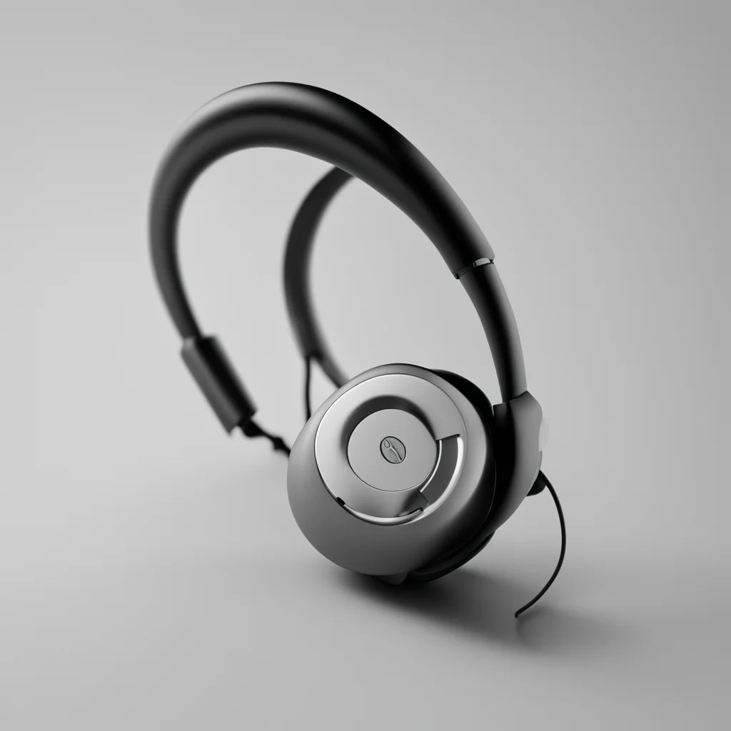 Aleksandra Gaca designed headphones industrial design detail shot