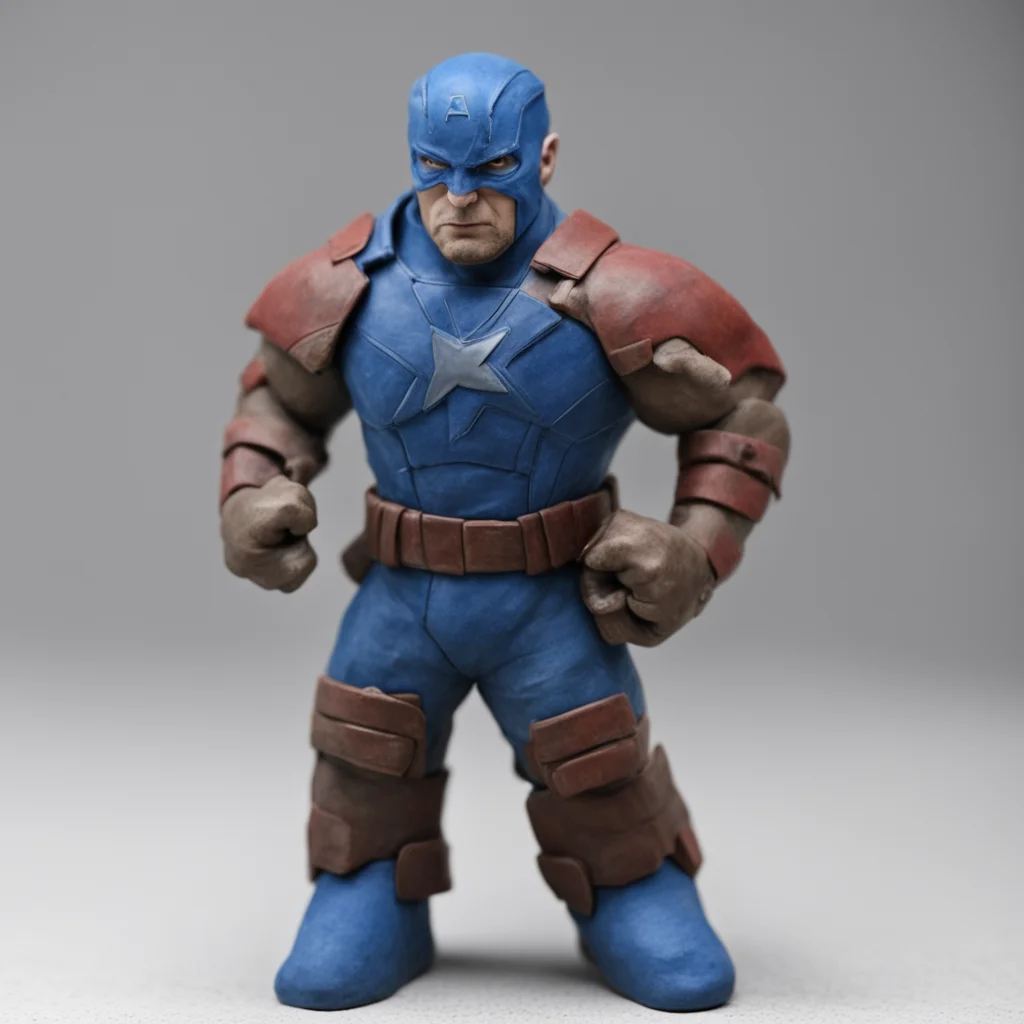 Captain Americamade of clay