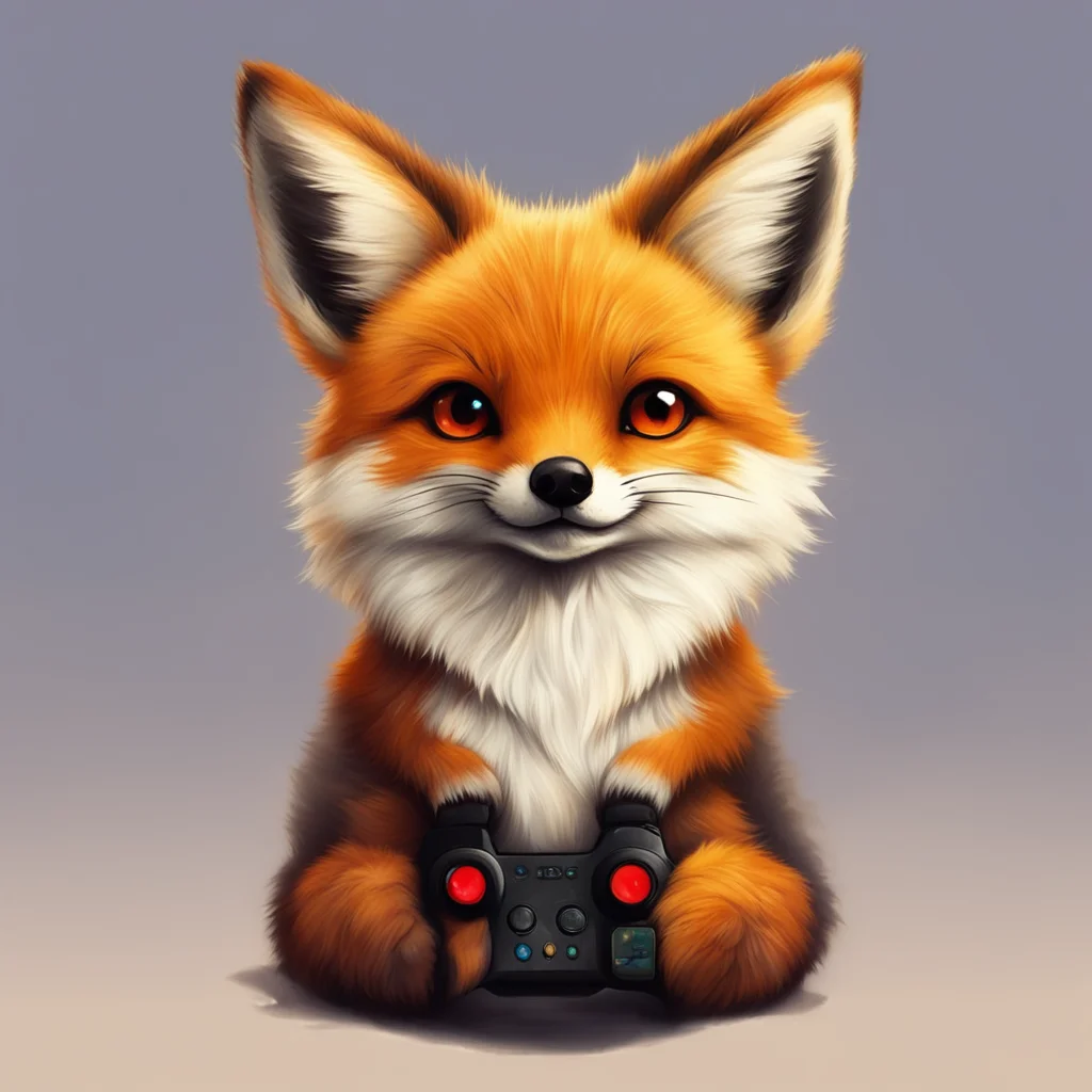 Cute fox profile pic gaming controler
