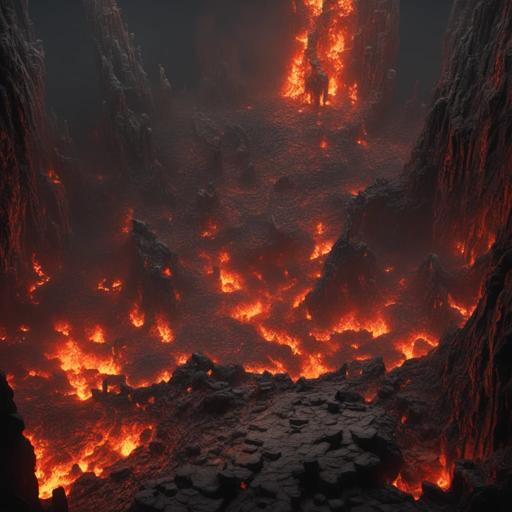 Dantes infernolayers of hell transverseestablishing shot 8k uhd octane rendered cinematiclife like photorealistichyper d