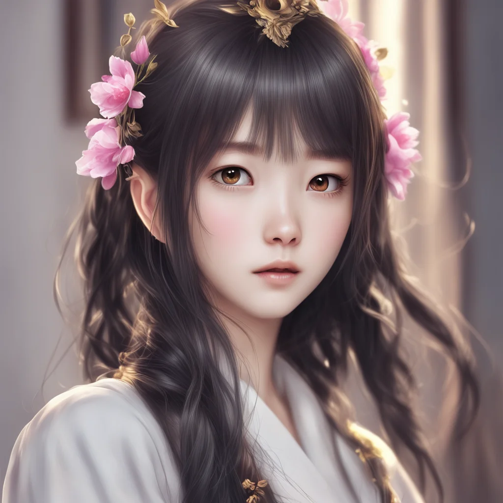Fantasy style british style beautiful portrait painting of a anime girl like Son Yoon joo by Ba rim and seunghee lee Tre