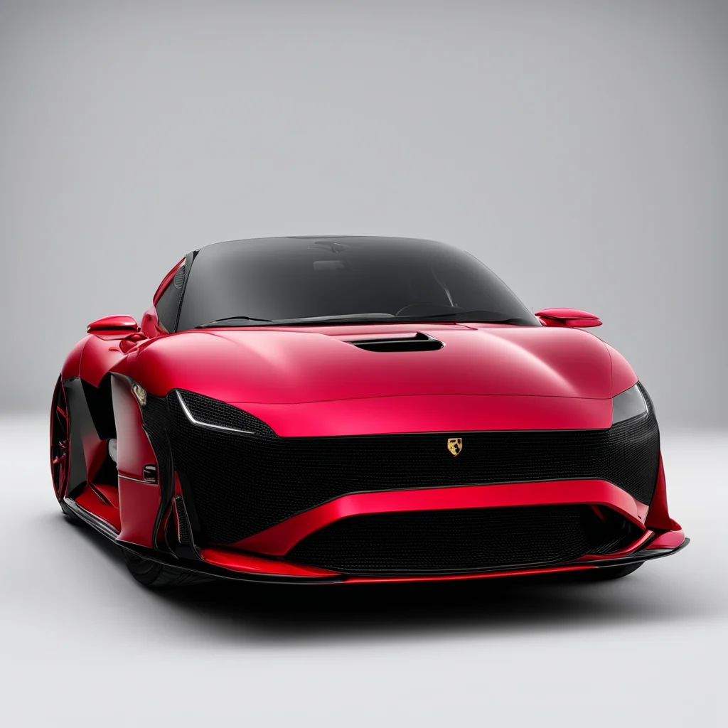 Ferrari car designed in the style of BALMAIN x COLE #2