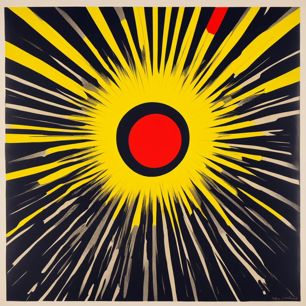 German expressionism woodcut sun solar rays ecstatic Orange Sun Yellow Rays Black World w 1920 h 1020