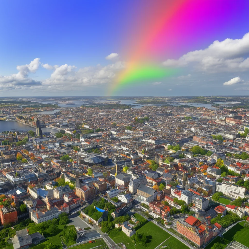 Google maps 3d view glitch Gothenburg to Stockholm rainbow laser explosions from the sky test