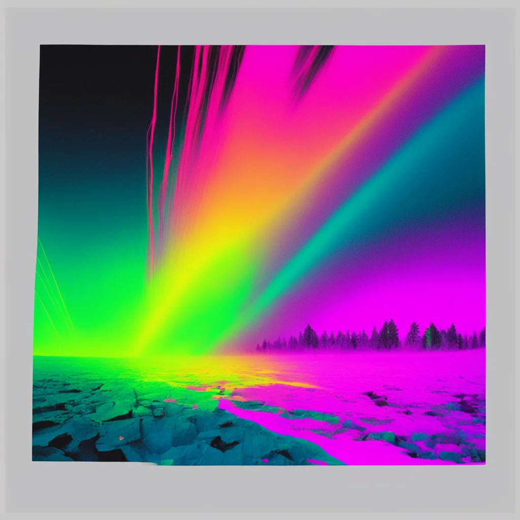 Google maps 3d view glitch Umeå rainbow laser explosions from the sky post processed quadratone risograph print test sto
