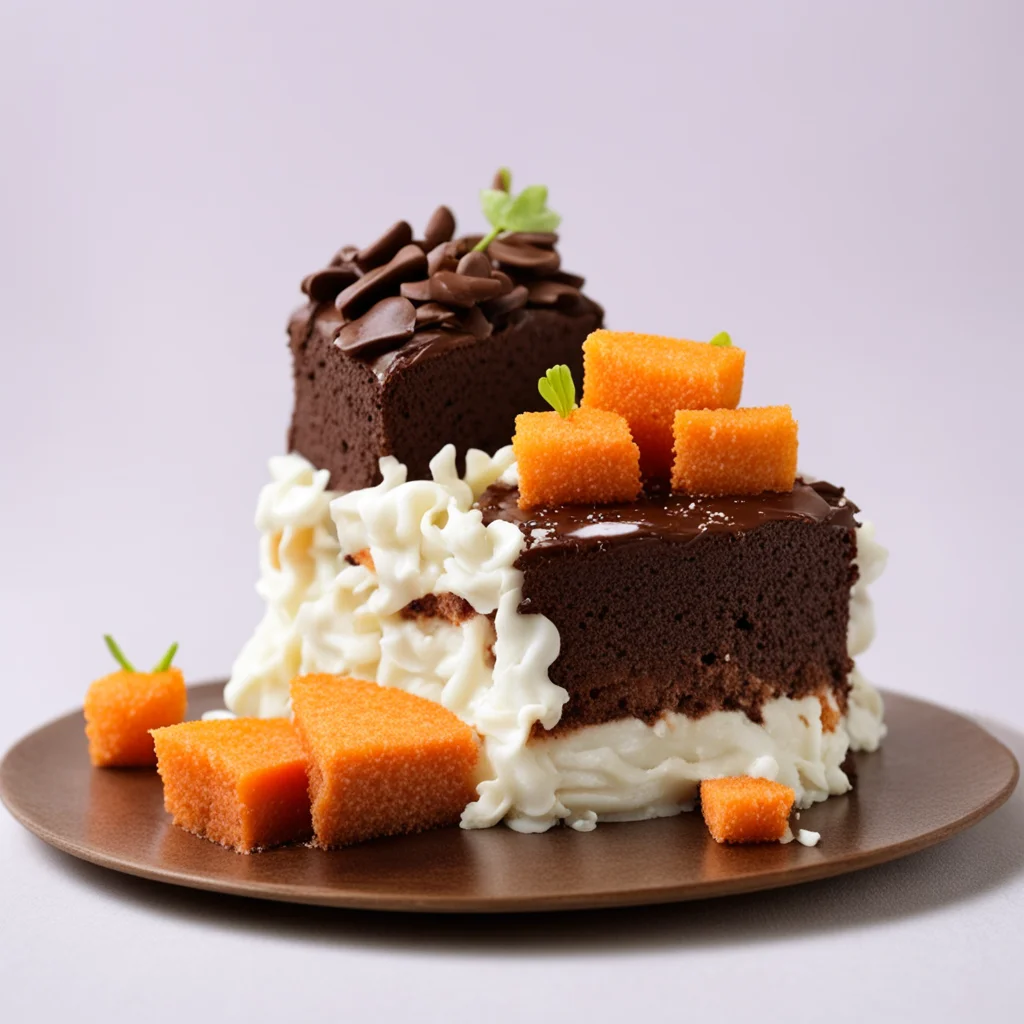 Hiromi dog chocolate cake carrot tissue