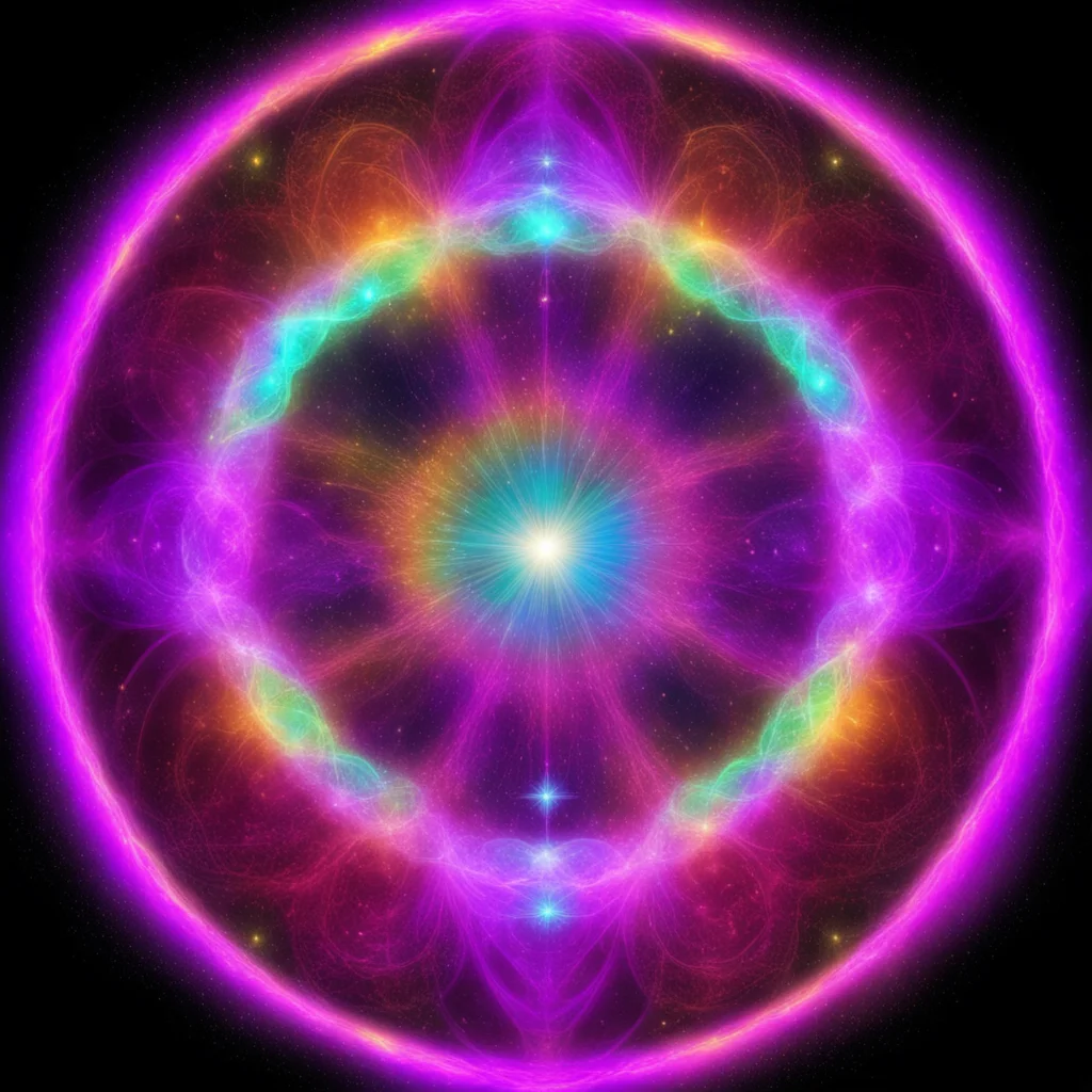 Infinitely Positive Karmic Charge Infinity Loop Sacred Color Physics