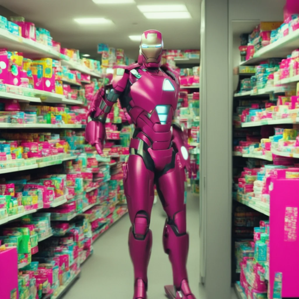 Iron man caught being depraved in corner store vhs footage ar 43