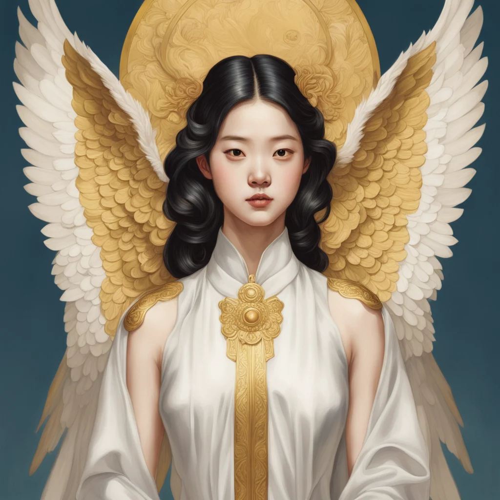 Ju Jingyi鞠婧祎 epic painting of beautiful angelic women jc leyendecker jason chan artstation norman rockwell golden age il