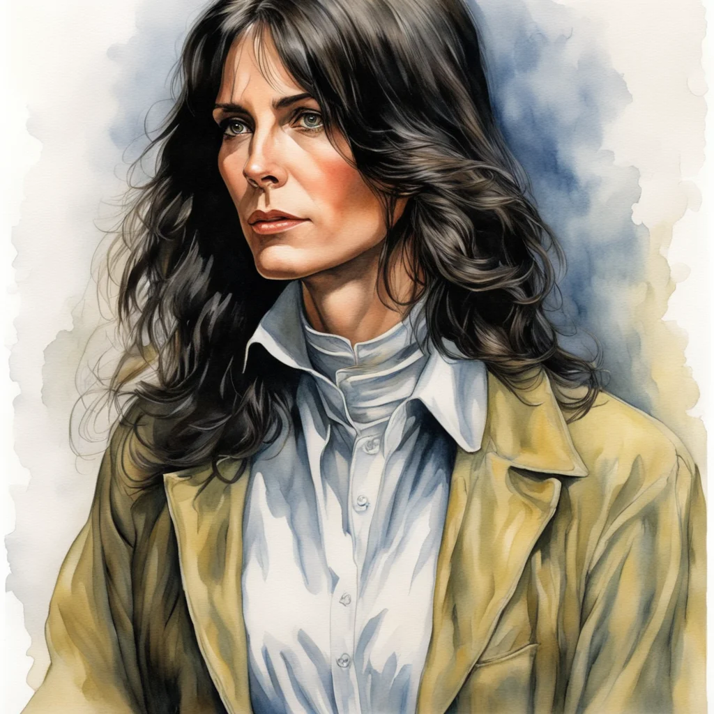 Kate Jackson super realistic watercolor 4k post processing highly detailed Bernie Wrightson aspect 810