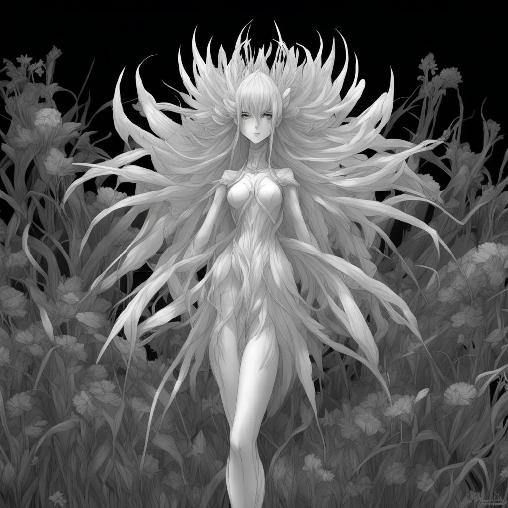Lycoris radiata  epic scale manga style sui ishida dark black and white artstation 8k lineart ar 916