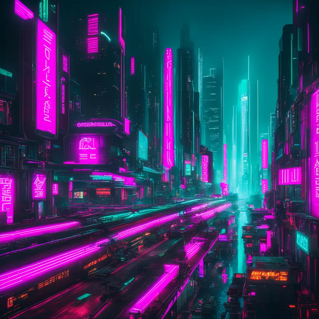 Manila city in the future cyberpunk futuristic monorail neon signsnighttime smoky polluted cinematic blade runner ar 169