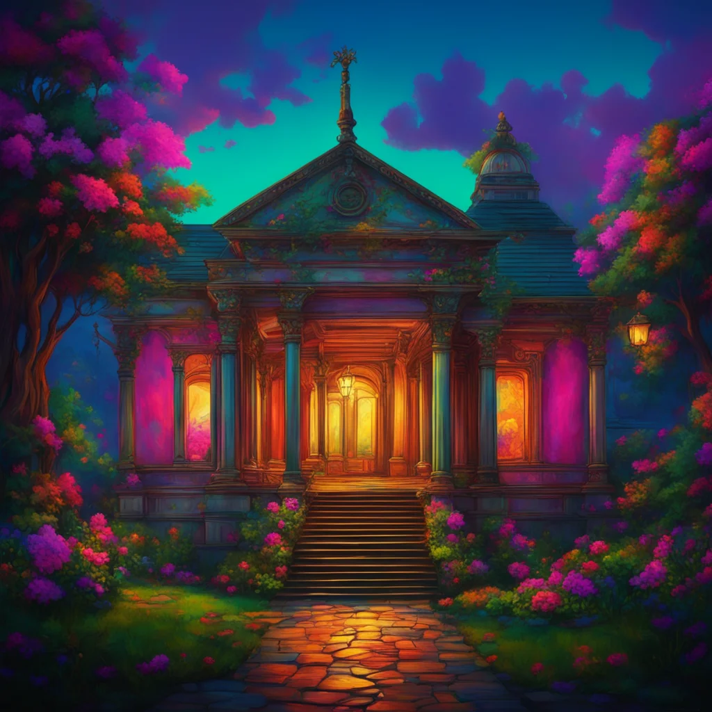 Memory Palace beautiful painting vibrant colors moody lighting —aspect 169 —hd