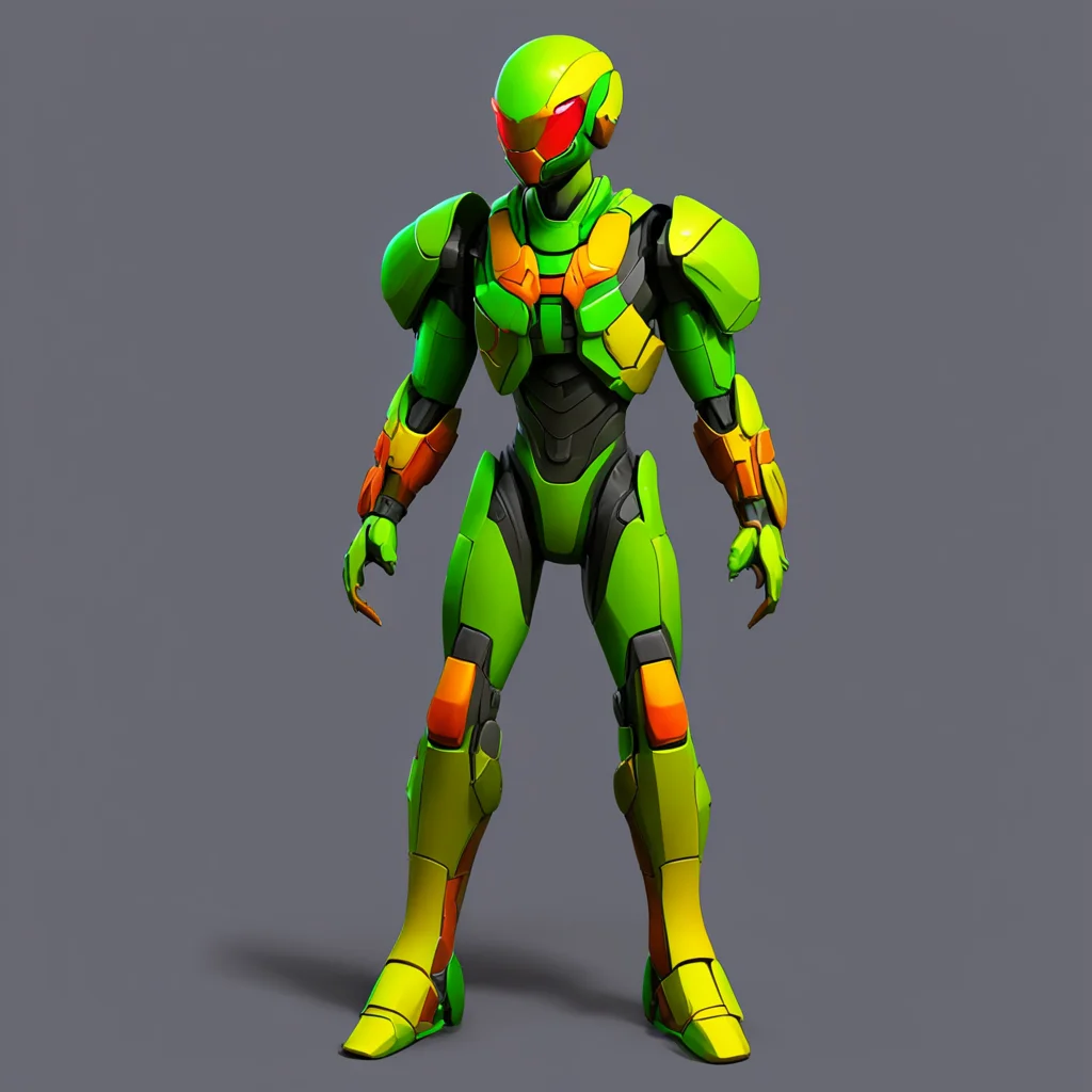 Metroid Varia Suit in the style of Brian Coughlan from artstation20 no hair no skin no face no eyes no nose no mouth no 
