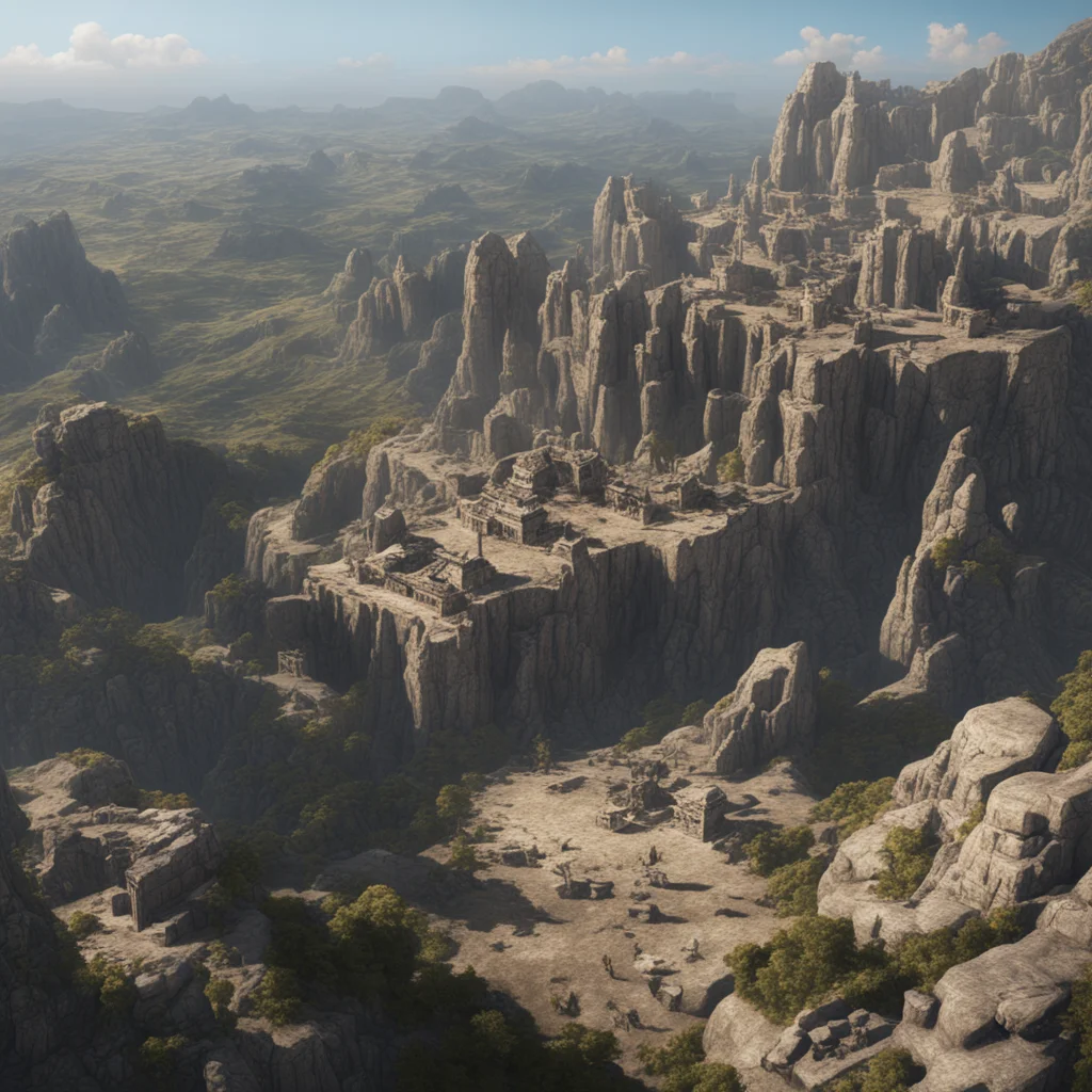 Mount Golgotha cinematic ultra realistic Higly detailed epic composition environment Epic scale post processed 4k Octane