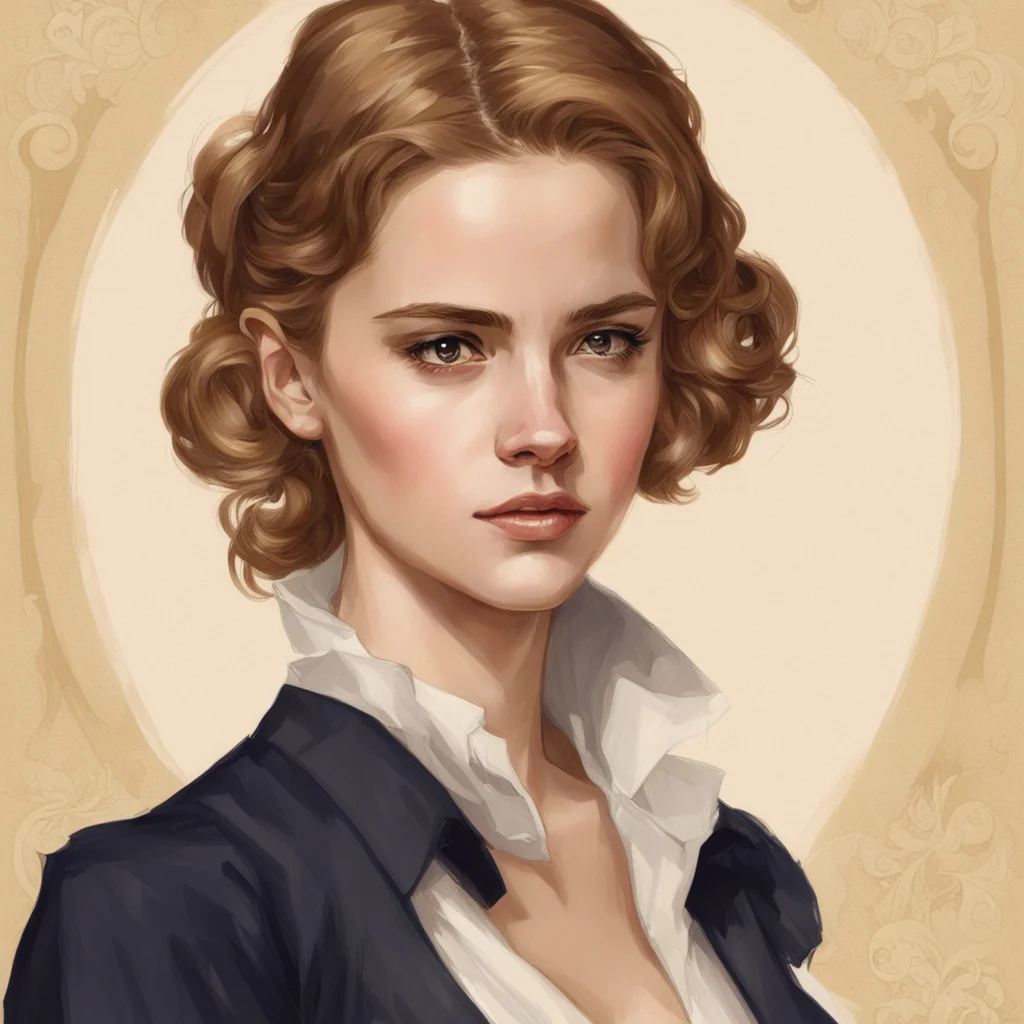 Portrait of female like Emma Watson by jc leyendecker Trending on ArtStation and pixiv