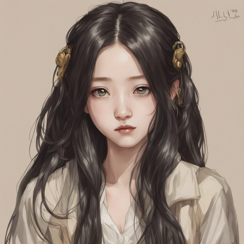 Portrait of young female jisoo 김지수 キム・ジス long hair by jc leyendecker Trending on ArtStation and pixiv