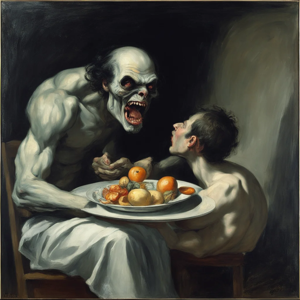 Saturn Devouring his sons breakfast Painting by Francisco Goya ar 3256