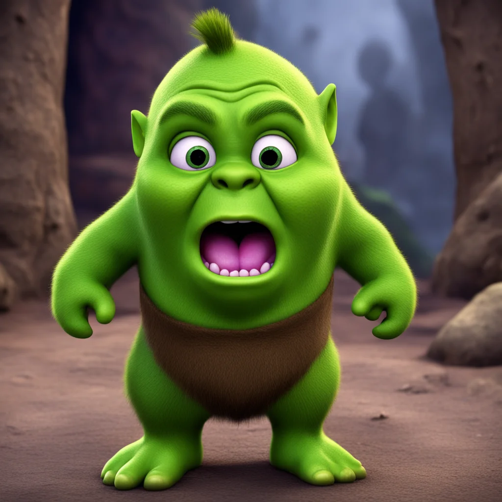 Scared Little Shrek