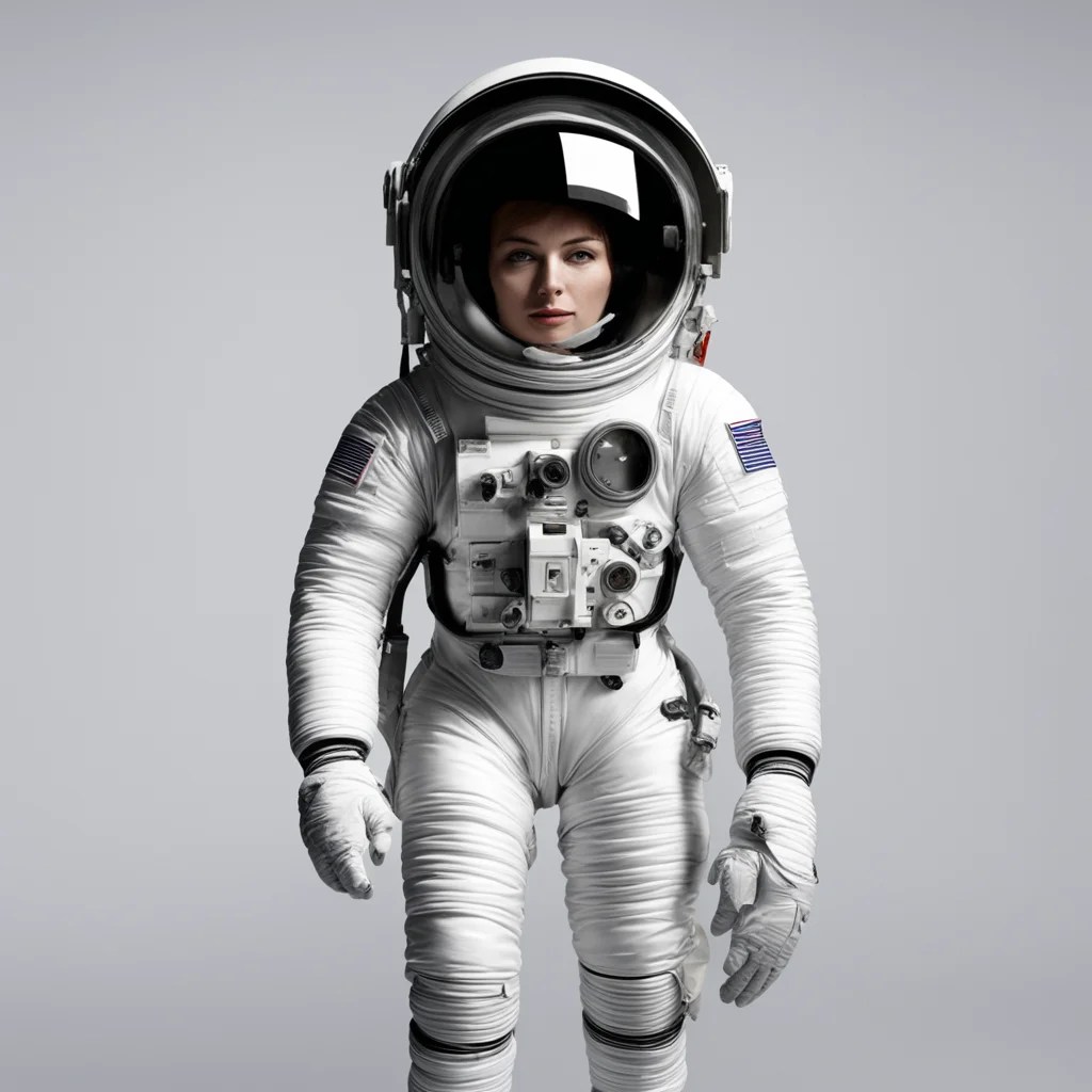 Spacesuit Astronaut in the style of a 60s Scientific American magazine ar 23 test
