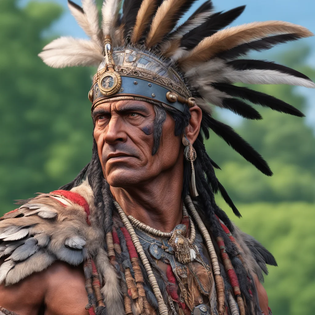 Tecumseh was a Shawnee warrior chief 4k hyper realistic highly detailed ar 1016