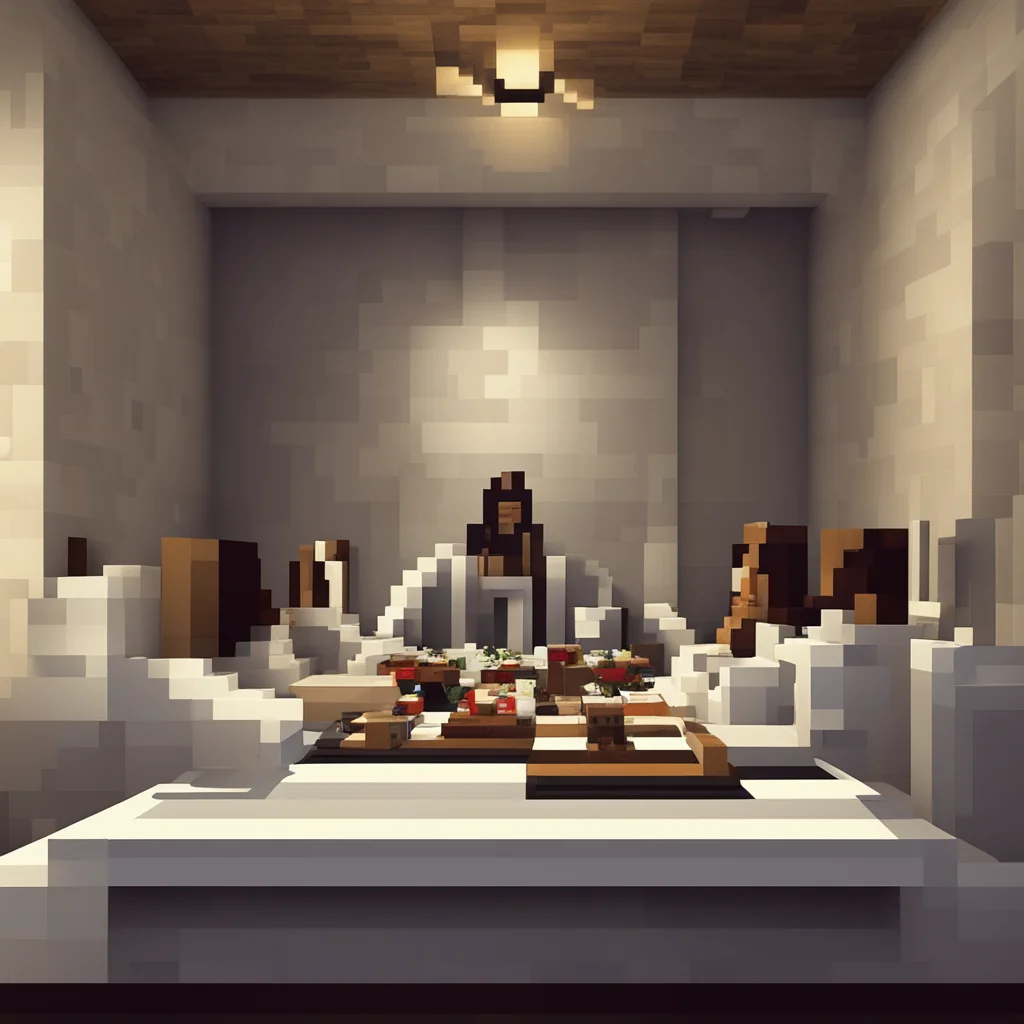 The last supper In Minecraft