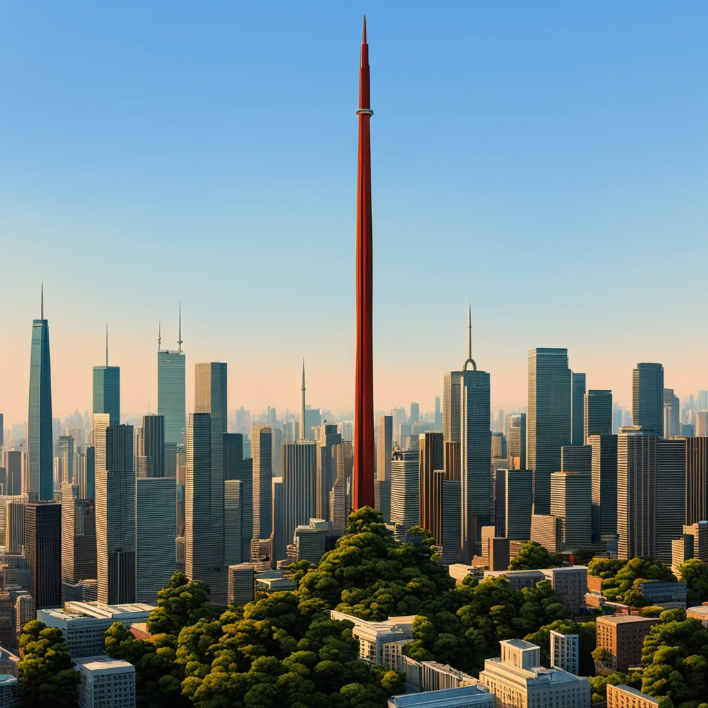 Toronto skyline the CN Tower as a California Redwood tree by moebius and James Paik ar 169