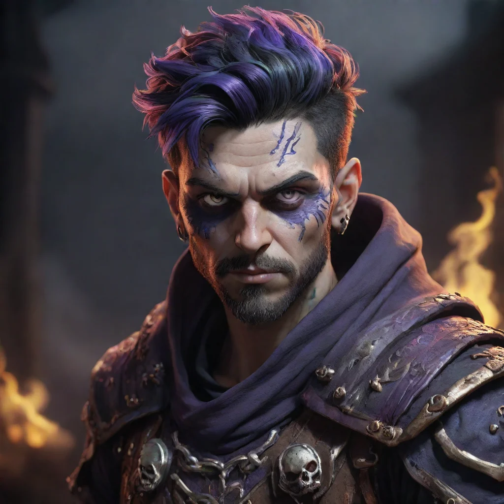 Twitch streamer Jahrein, full portrait detailed digital concept art, deep color, grim, intricate detail, art by deviant art, splash screen, complementary selective colors, 16k resolution Unreal Engine 5 lighting