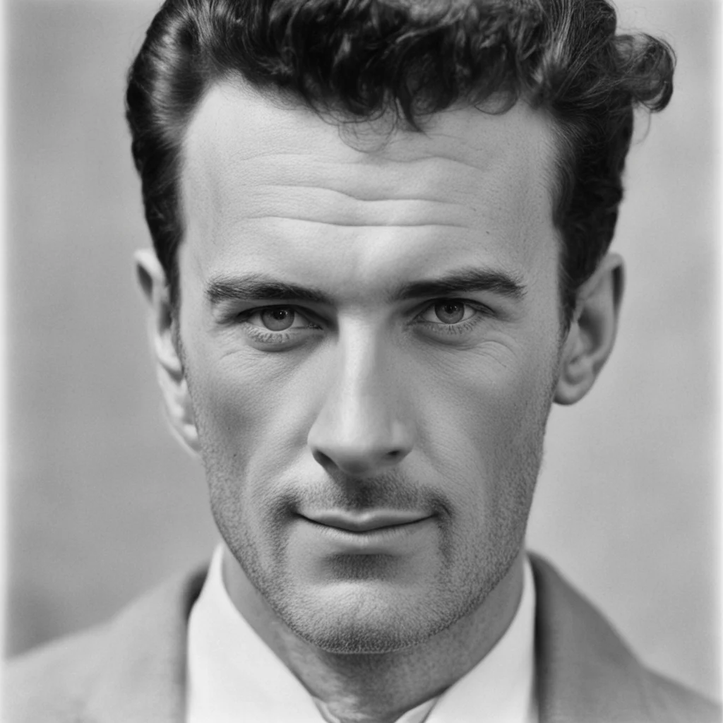 Typical french male face 50s