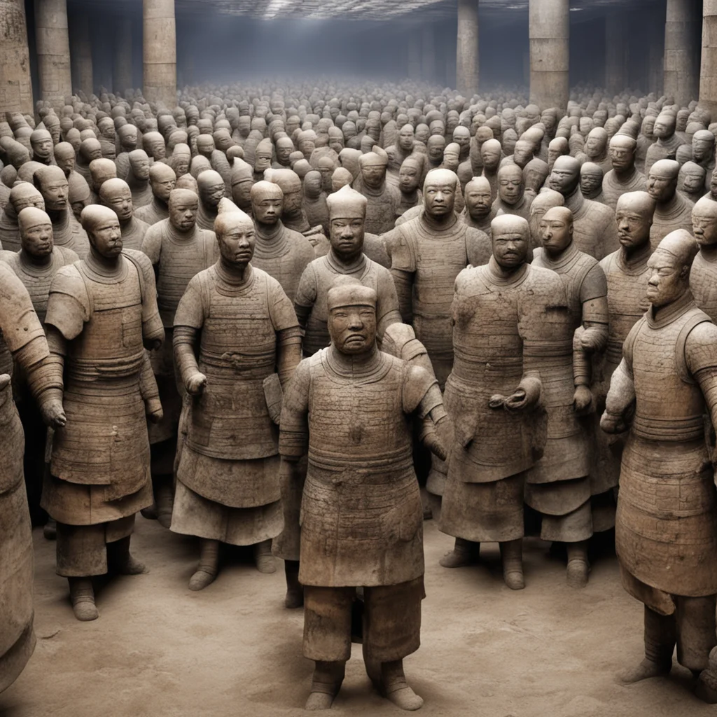 Underworld huge terracotta warriors indescribable terror