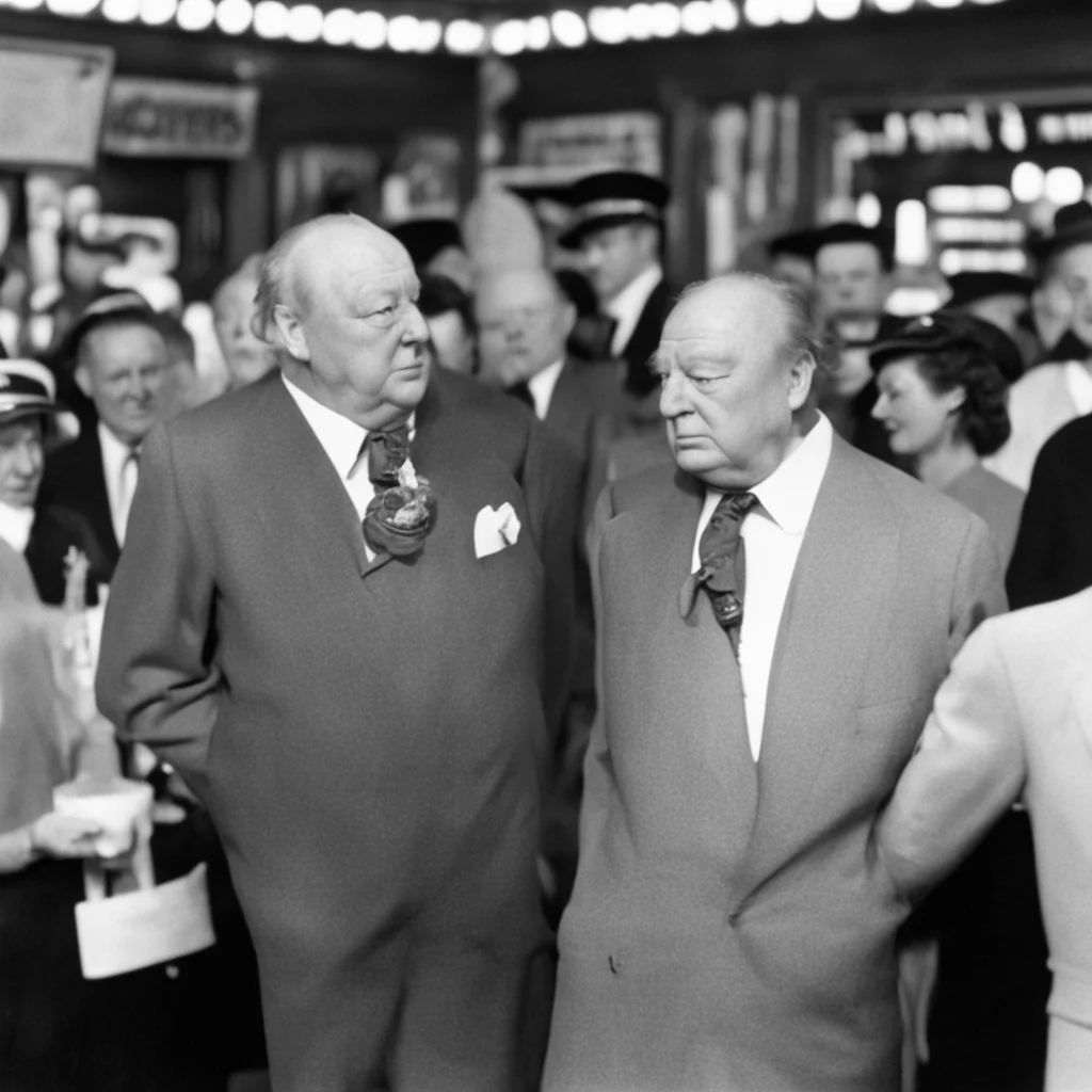 Winston Churchill at Hooters news footage —ar 169