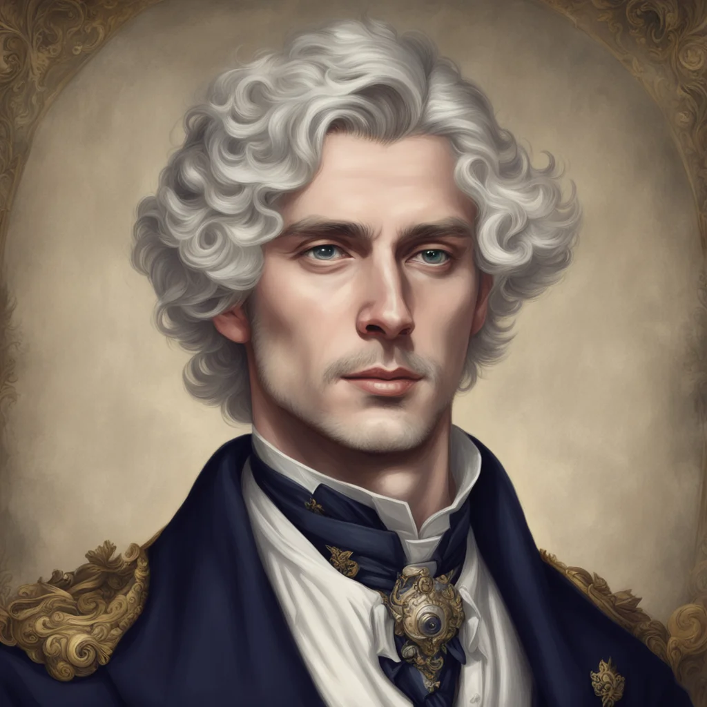 Xqc depicted as a 19th century baron portrait