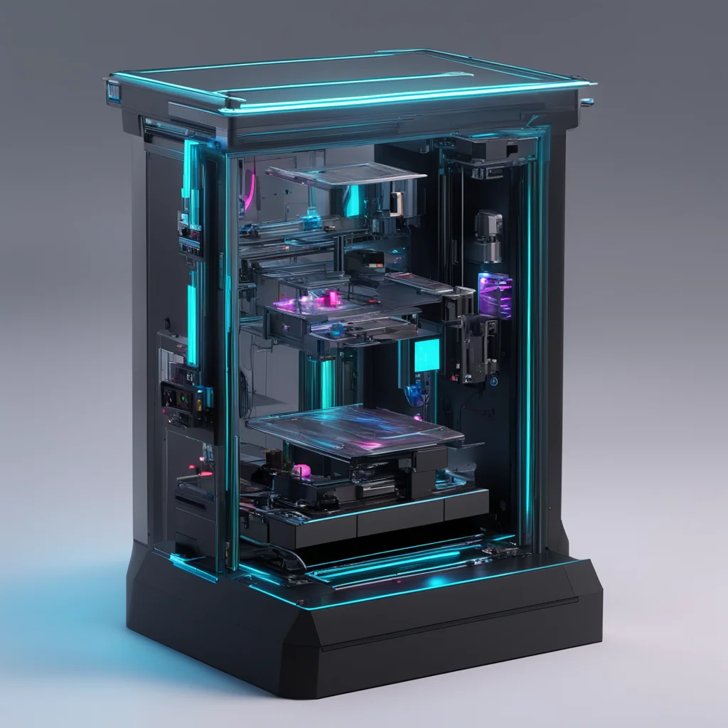 a 3d printer artificial intelligence Custom Gaming PC07 Holograms01 Holographic02 photorealism09