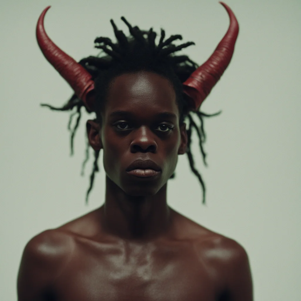 a 70mm film still of yves tumor and the devil